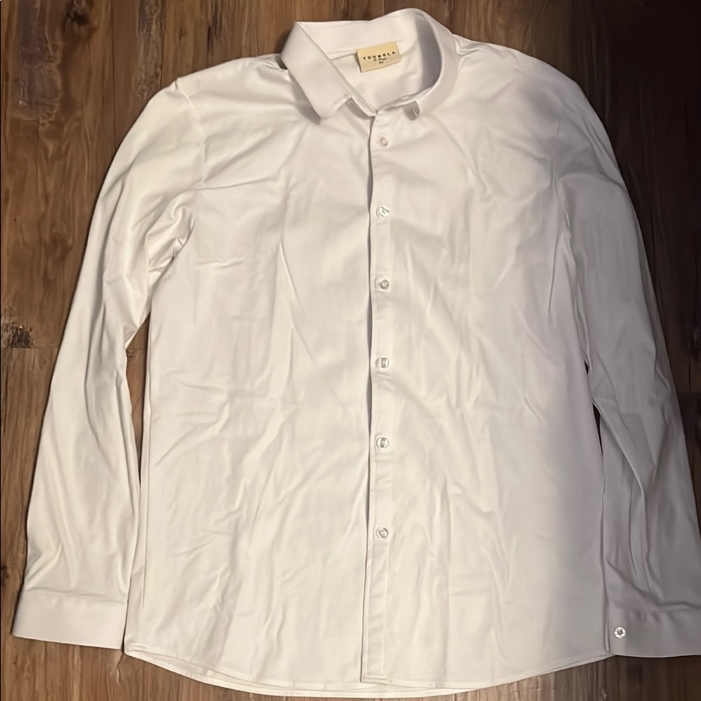 YoungLA Classic White Button Down Shirt